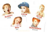 Вундеркинд Англ. карточки Эмоции 40 шт двухсторонние