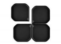 Fun2 Play Лоток для активных игр черный, 25 x 25 x 2см., 4шт.