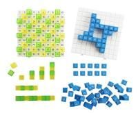 Кубики полупрозрачные и кубики с цифрами. Набор "Учимся считать до 100"