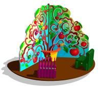 Развивающий элемент «Яблонька»