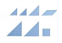 Танграм тактильный (35 дет. Эко-пластик). Набор с карточками