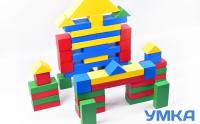Конструктор деревянный ОТ РОЖДЕНИЯ ДО ШКОЛЫ 2-3 года 54 элемента