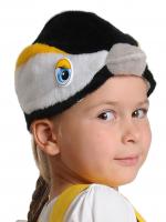 Синичка маска-шапочка из плюша арт. 4026