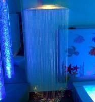 Фиброоптический занавес с деревянным гребнем