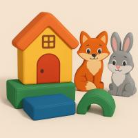 Набор мягких модулей "Заюшкина избушка" 