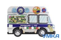 Бизиборд настенный ПОЛИЦИЯ. Серия ТРАНСПОРТ