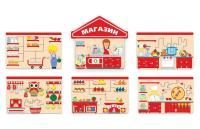 Комплект бизибордов для профориентации «Магазин»