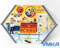 Бизиборд настенный ПОВАР. Серия ИЗУЧАЕМ ПРОФЕССИИ