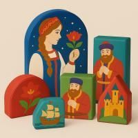 Набор мягких модулей «Аленький цветочек»