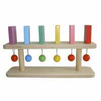 Тактильно-развивающая панель “Разноцветное домино” (6 домино)