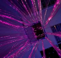 Фибердуш "Радужный дождь" (зеркальный)