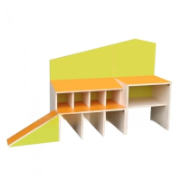 Игровая мебель ГАРАЖ 4 цветной