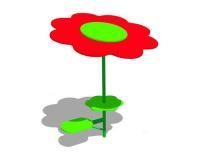 Столик с навесом Цветочек