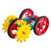 Занимательные шестеренки. Стартовый набор (47 детали, 1 буклет с заданиями)