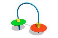 Развивающий элемент «Счеты со столиками»