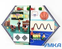 Бизиборд настенный УЧИТЕЛЬ. Серия ИЗУЧАЕМ ПРОФЕССИИ