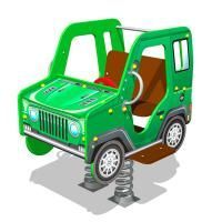 Качалка на пружине «Джип У1»