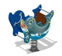 Качалка на пружине «Дельфин У1»