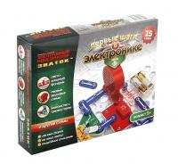 Конструктор Знаток "Первые шаги в электронике" Набор B (15 схем)