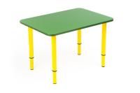 Детский стол КУЗЯ (зеленый+желтый)