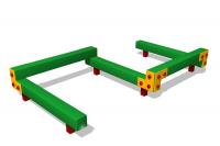 Детский гимнастический бум «Змейка 5»