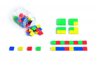 Материал счетный "Плитки цветные"