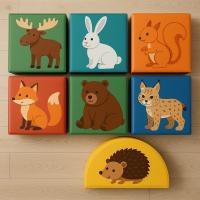 Набор мягких модулей "Животные Татарстана"