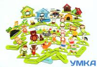 Игровой набор для настольного и пальчикового театра 10 СКАЗОК + мультфильмы