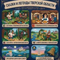 Панно из фетра "Сказки и легенды Тверской области"