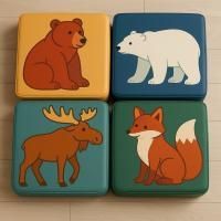 Набор мягких модулей "Животные России"