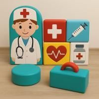 Набор мягких модулей "Играем в доктора"