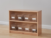 Набор прозрачных пластиковых лотков 6 шт (180 литров)