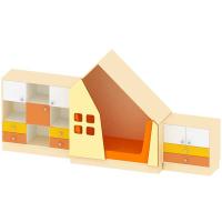 Стенка "Домик" с тумбами