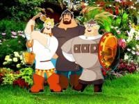 Уличная фигура "Три богатыря"