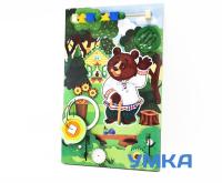 Бизиборд настенный МЕДВЕДЬ. Серия СТРАНА СКАЗОК