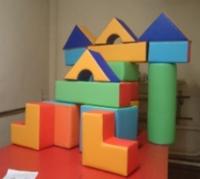 Детский конструктор «Архитектор-1» (22 модуля) (Размер: куб 40см)