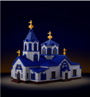 Конструктор Фанкластик  "Храм святых апостолов Петра и Павла г.Салехард"+методическое сопровождение в электронном виде