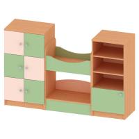 Спальный гарнитур для двух кукол 