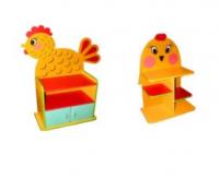 Стенка для пособий "Курочка" арт. 