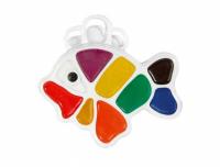 Луч. Акварель "Рыбка" 9 цветов без кисти арт.12С 828-08 /48