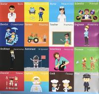 Тематическое поле-маршрутизатор «Профессии» для программируемого мини-робота Bee-Bot