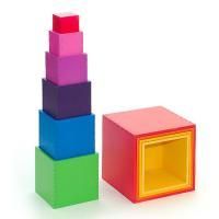 Пирамида-матрешка "Кубы 10 в 1"