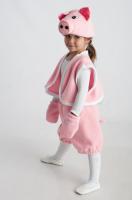 Поросенок (шапочка + жилет + лапки + штанишки с хвостиком)