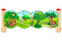 Ограждение детской площадки «Лесной мир У1»