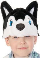 Хаски маска-шапочка из плюша арт. 4107