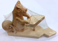 Богородская игрушка "Медведь за пианино" (РНИ)