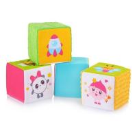 Игрушка набор из четырех кубиков "Малышарики