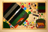 Тактильная панель с декоративными элементами