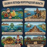 Панно из фетра "Сказки и легенды Волгоградской области"