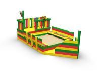 Песочница Кораблик окрашенный